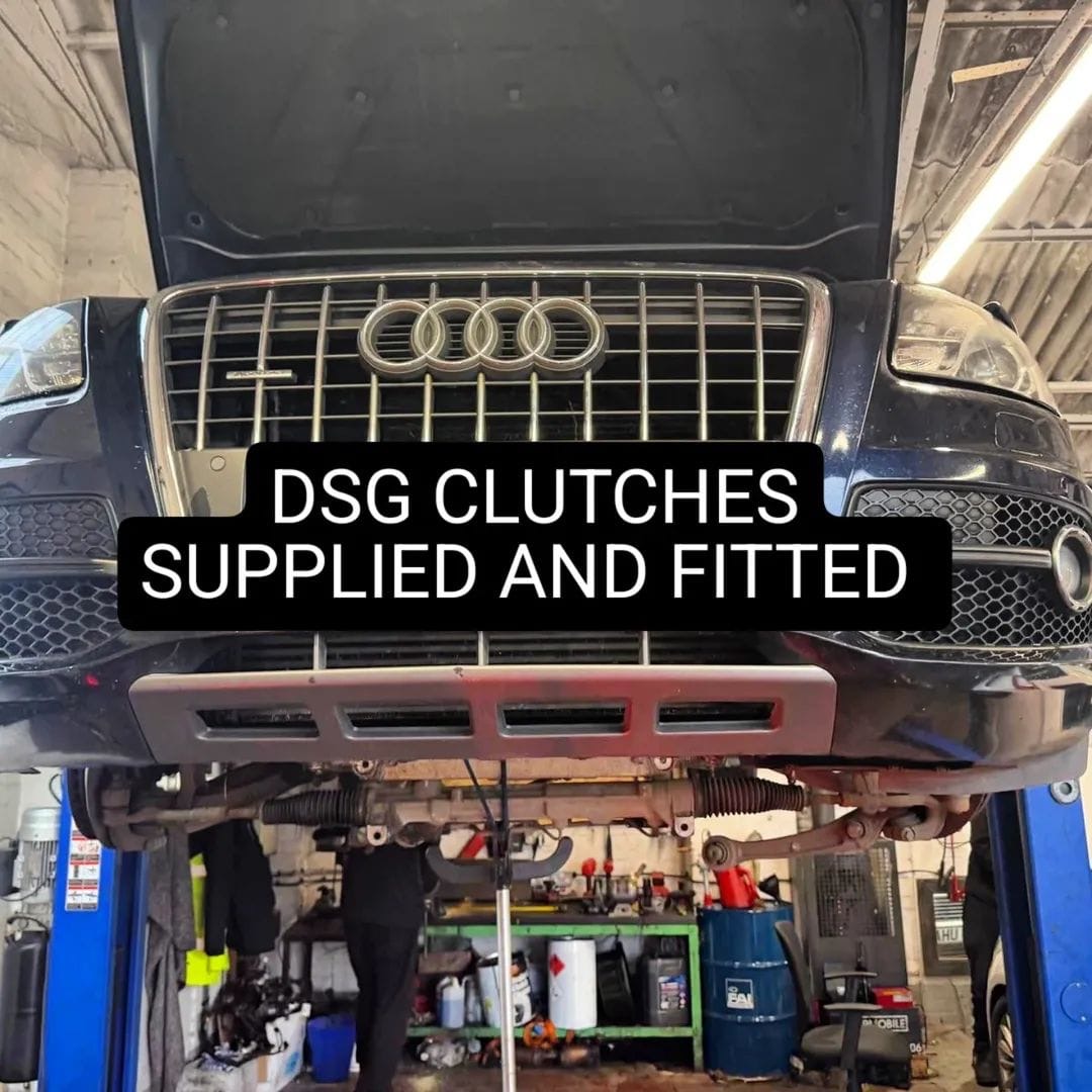 Audi on the ramp having a DSG clutch supplied and fitted